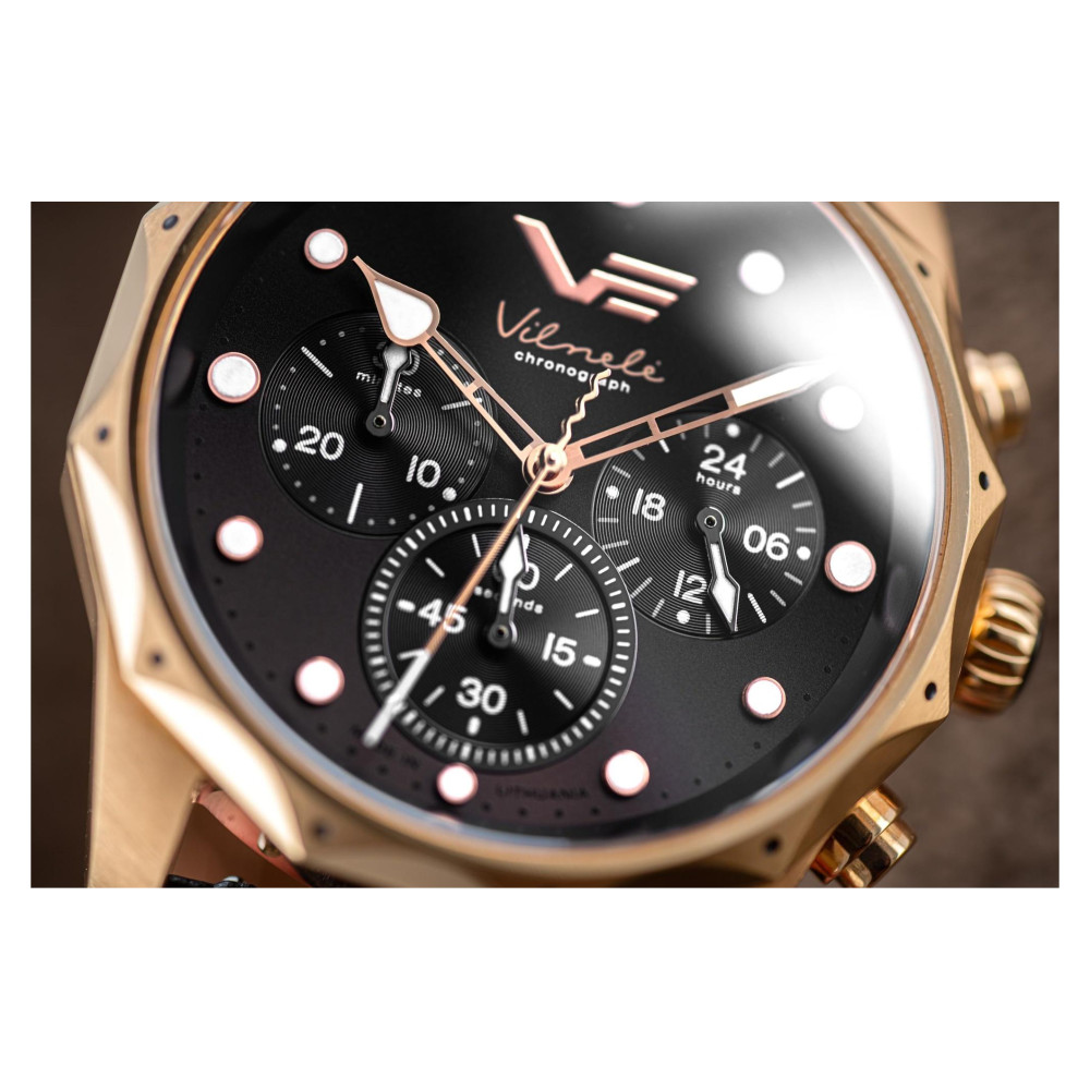 Vostok Europe JS20-125B751 Vilnele Chronograph 39mm - zegarek damski 8