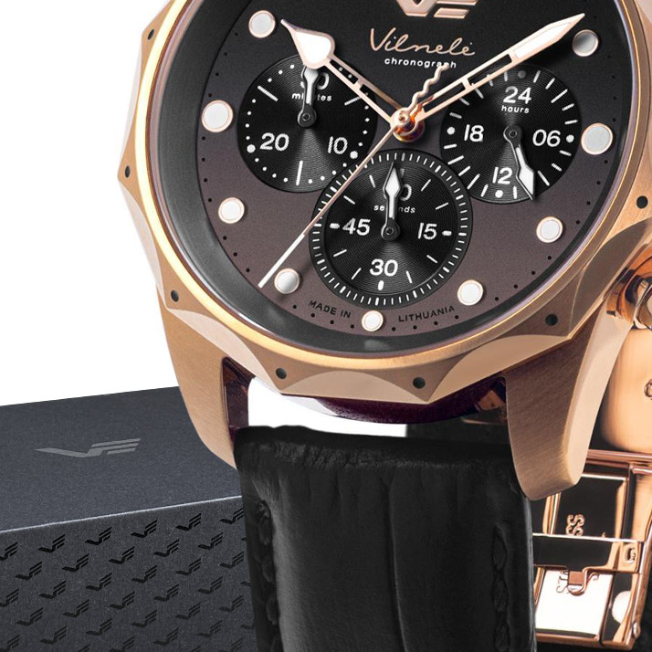 Vostok Europe JS20-125B751 Vilnele Chronograph 39mm - zegarek damski 2