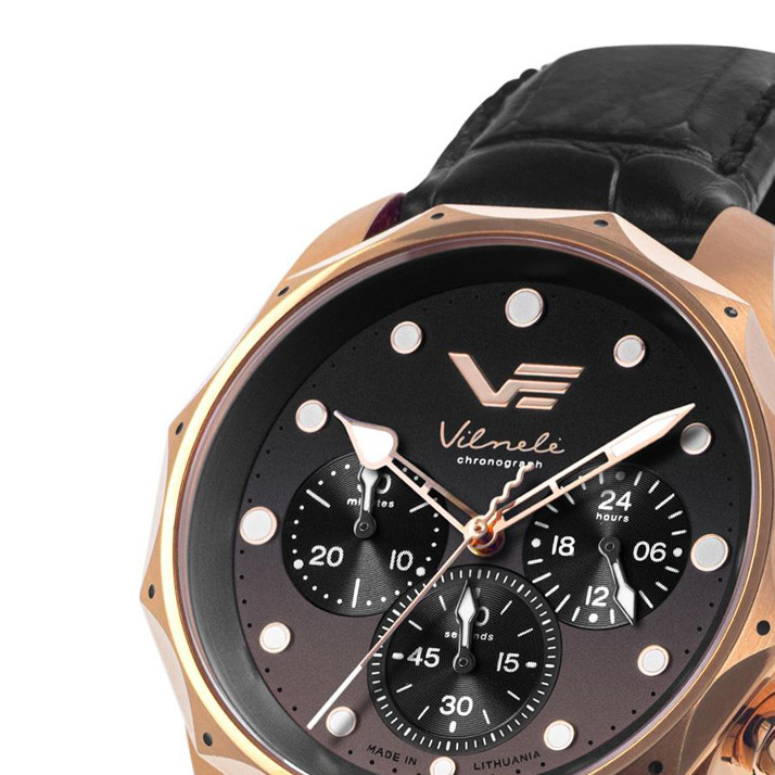 Vostok Europe JS20-125B751 Vilnele Chronograph 39mm - zegarek damski 3