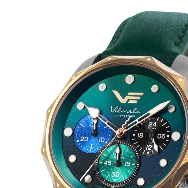 Vostok Europe JS20-125E752 Vilnele Chronograph 39mm - zegarek damski 3