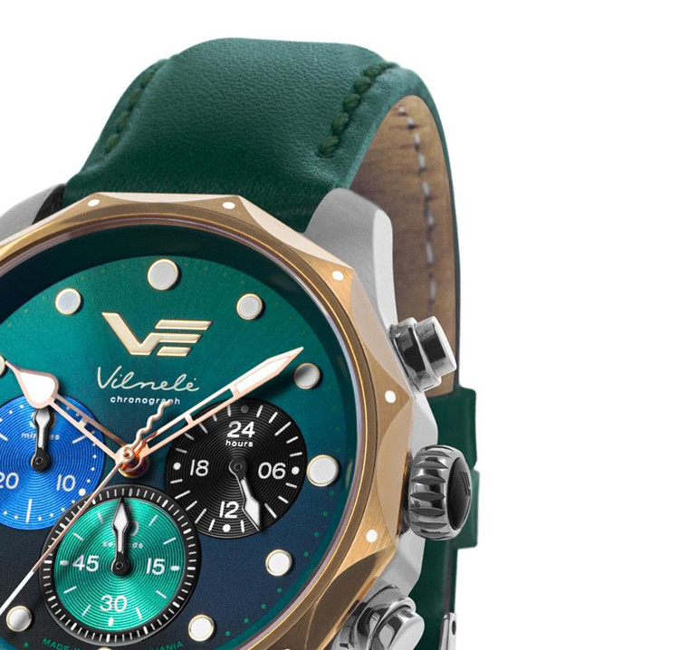 Vostok Europe JS20-125E752 Vilnele Chronograph 39mm - zegarek damski 5