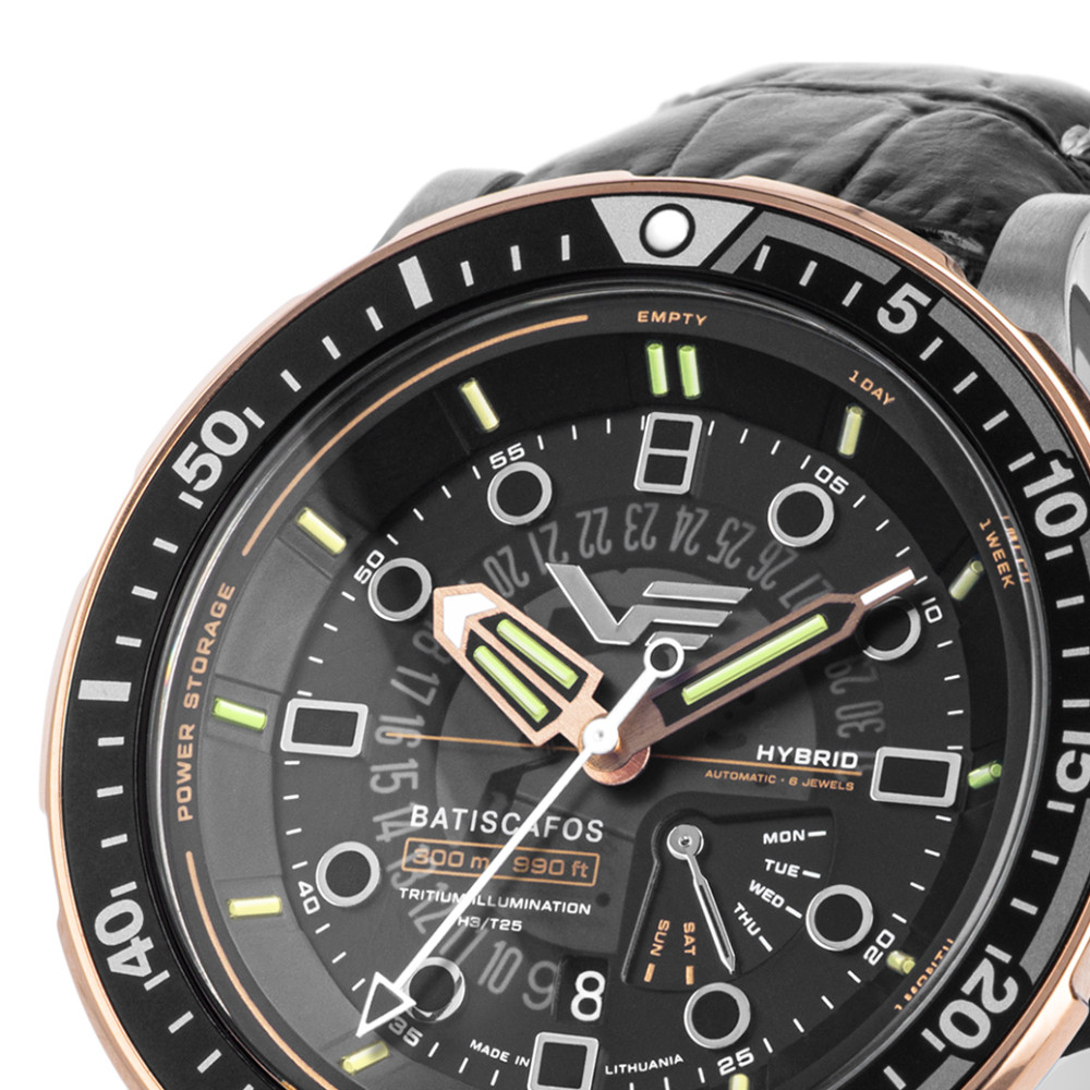 Vostok Europe PX84-511E769 Batiscafos Hybrid - zegarek męski 3