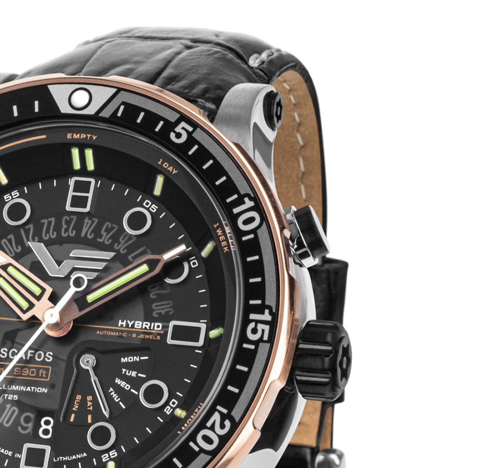Vostok Europe PX84-511E769 Batiscafos Hybrid - zegarek męski 5