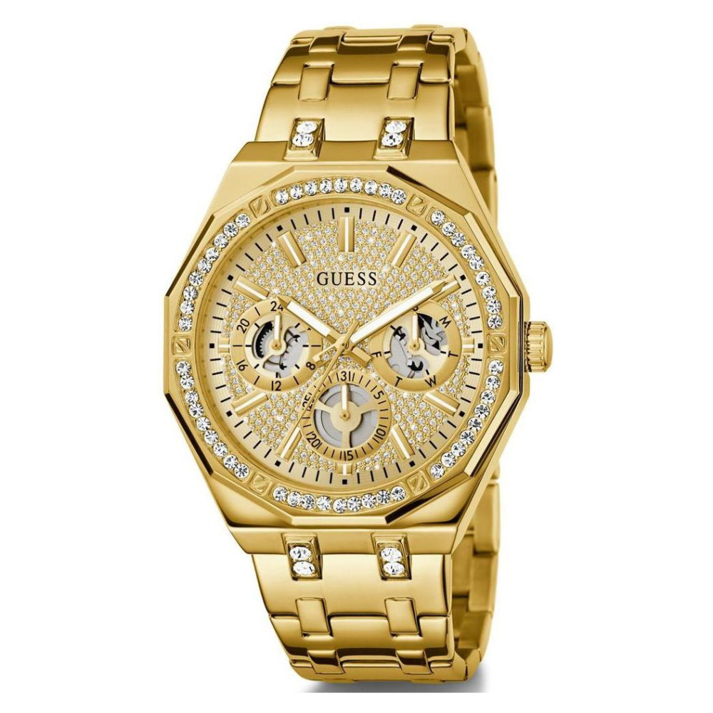 Guess GW0960G2 Gold kryptonite glitz - zegarek męski 7