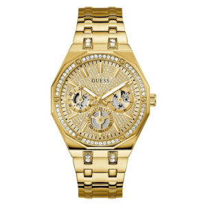Guess GW0960G2 Gold kryptonite glitz - zegarek męski