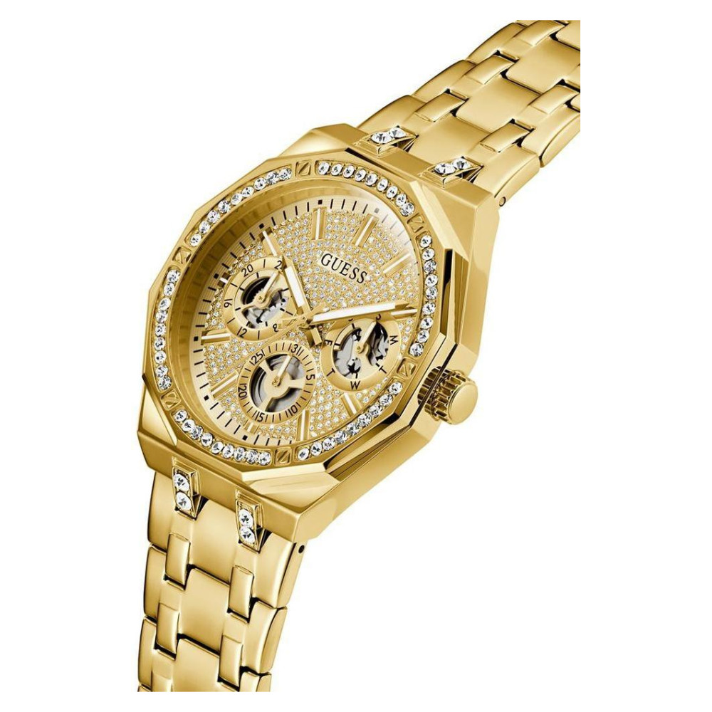 Guess GW0960G2 Gold kryptonite glitz - zegarek męski 8