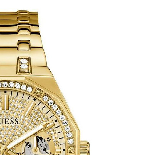 Guess GW0960G2 Gold kryptonite glitz - zegarek męski 5