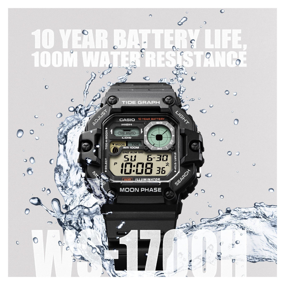 Casio WS-1700H-1AVEF - zegarek męski 7