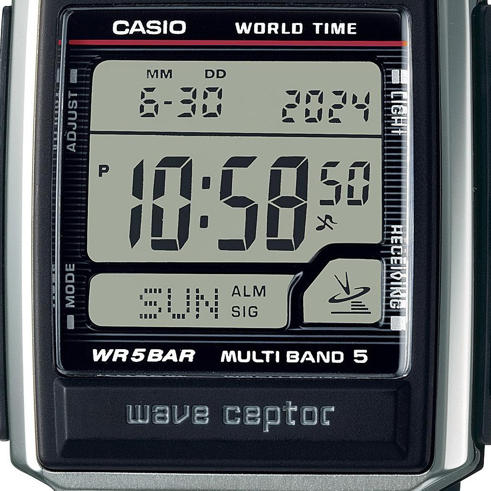 Casio WV-59R-1AEF Waveceptor - zegarek męski 2