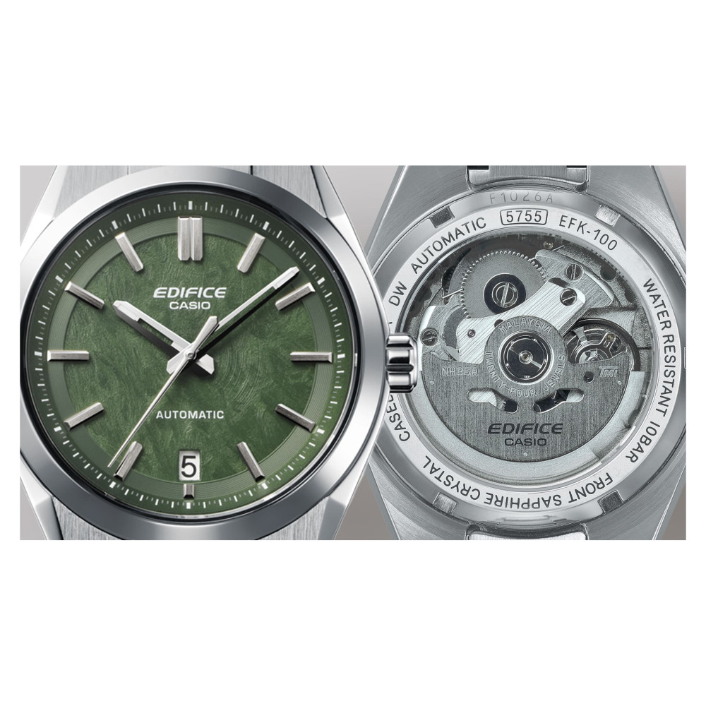 EDIFICE EFK-100D-3AER Casio Automatic - zegarek damski 9