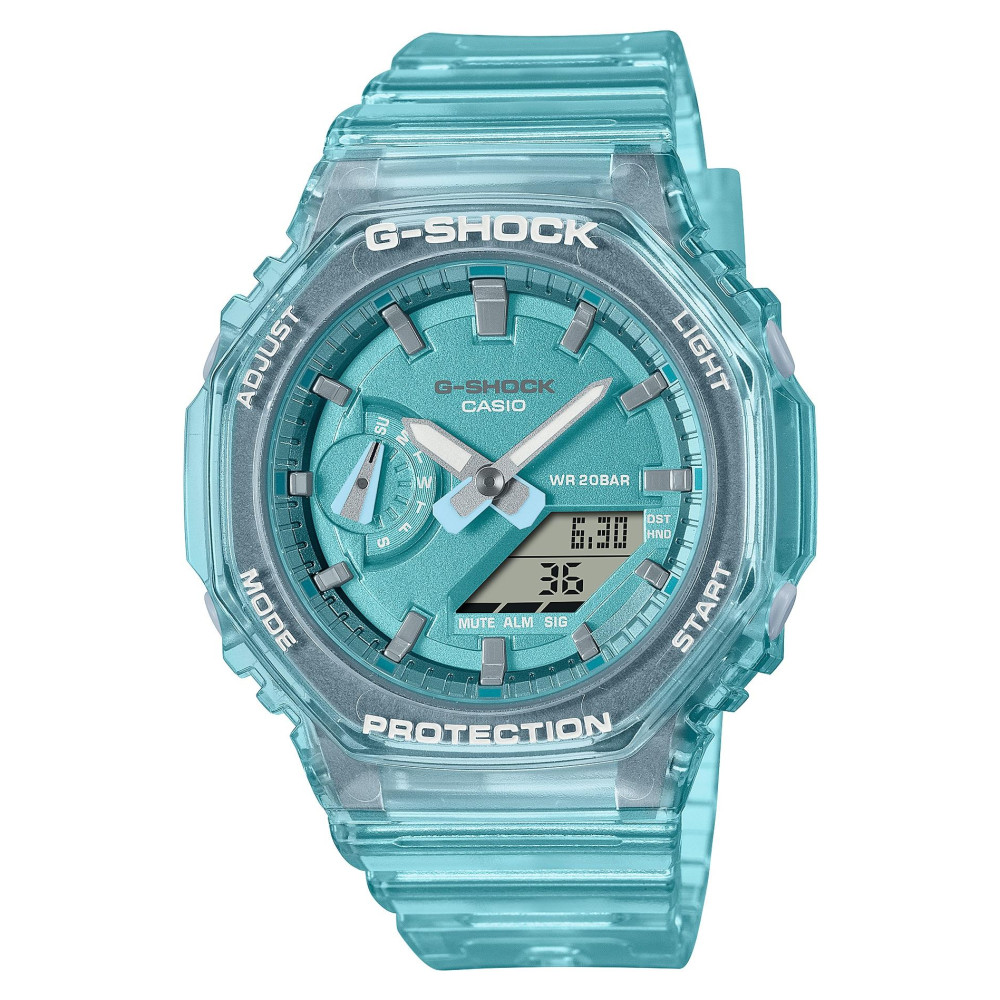 G-SHOCK GMA-S2100SK-2AER Casio Turquoise Blue - zegarek damski 1