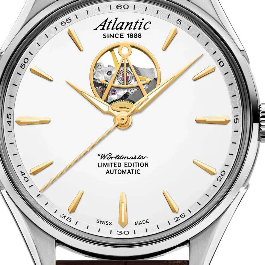 Atlantic 52780.41.21G Worldmaster Open Heart Limited Edition - zegarek męski 2