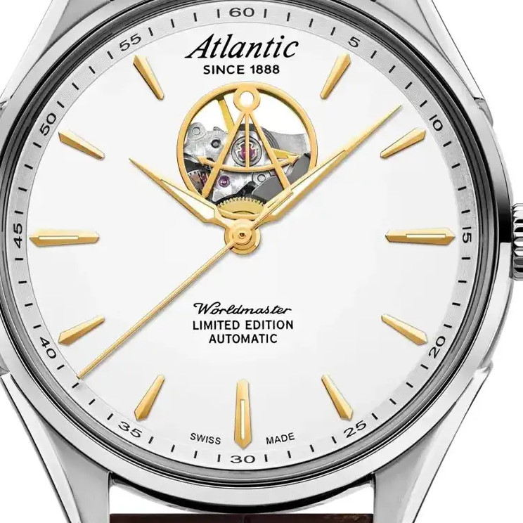 Atlantic Worldmaster Open Heart Limited Edition 52780.41.21G - zegarek męski 2