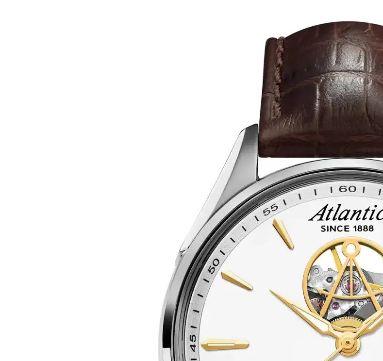 Atlantic Worldmaster Open Heart Limited Edition 52780.41.21G - zegarek męski 4