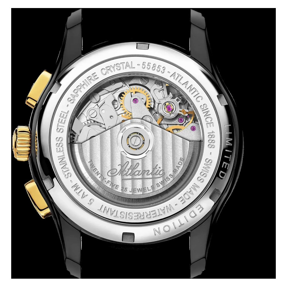 Atlantic Worldmaster Prestige Krzysztof Hołowczyc Limited Edition 55853.46.95LE - zegarek męski 7