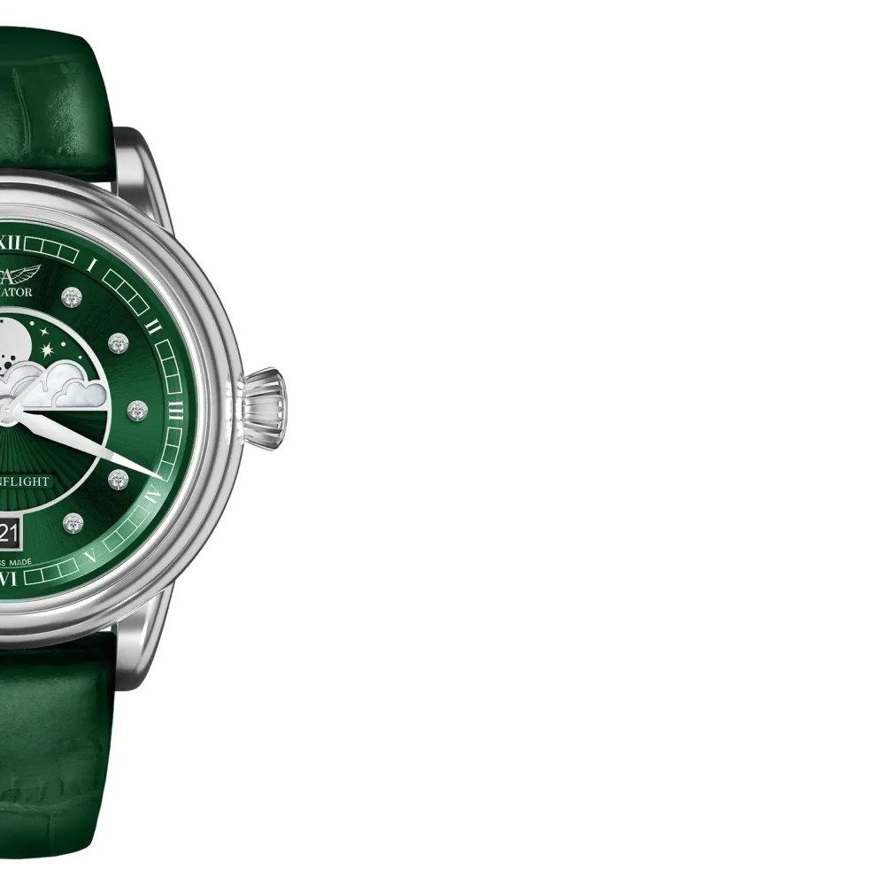 Aviator Douglas Moonflight Diamond Polska Edycja V.1.33.0.390.4 PL - zegarek damski 6