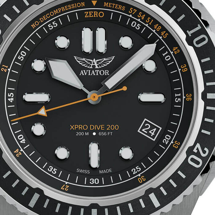 Aviator XPRO DIVE 200 V.1.42.0.371.5 profesjonalny diver - zegarek męski 2