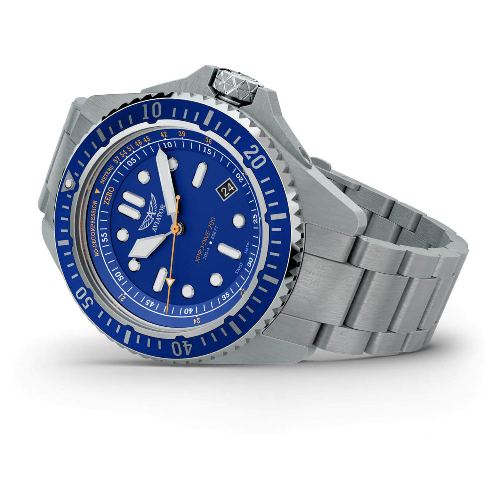 Aviator XPRO DIVE 200 V.1.42.0.372.5 profesjonalny diver - zegarek męski 8
