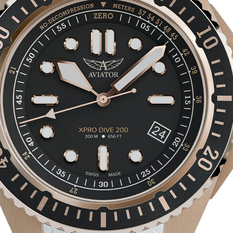 Aviator XPRO DIVE 200 V.1.42.2.373.0 profesjonalny diver - zegarek męski 2