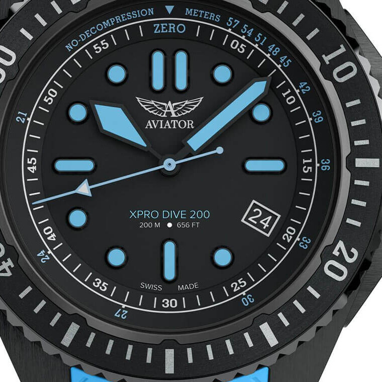Aviator XPRO DIVE 200 V.1.42.5.377.0 profesjonalny diver - zegarek męski 2