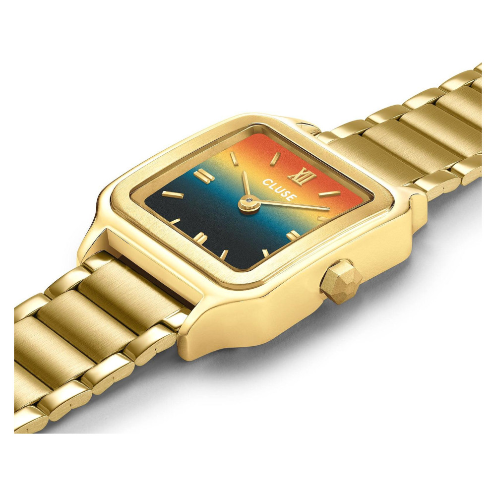 Cluse CW11824 Gracieuse Petite Steel Sunset Gold - zegarek damski 7