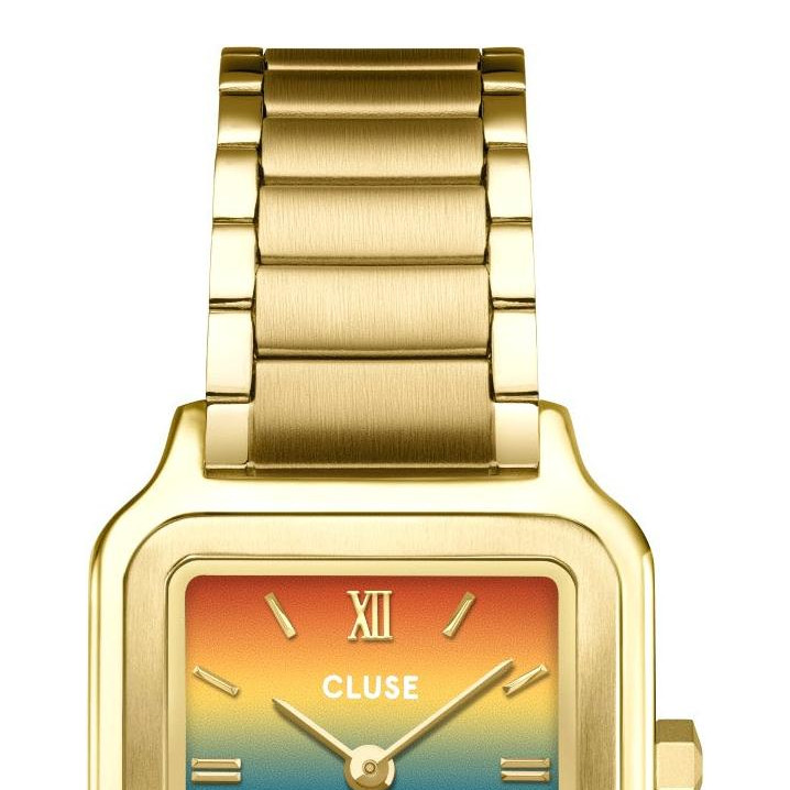 Cluse CW11824 Gracieuse Petite Steel Sunset Gold - zegarek damski 3