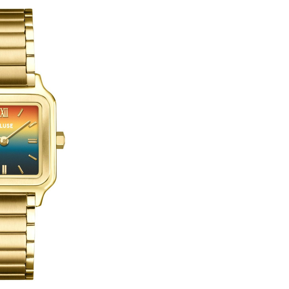 Cluse CW11824 Gracieuse Petite Steel Sunset Gold - zegarek damski 6