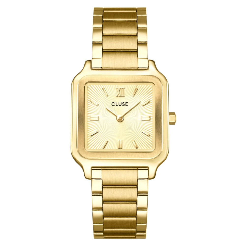 Cluse CW11911 Gracieuse Steel Sunray Textured Gold - zegarek damski 1