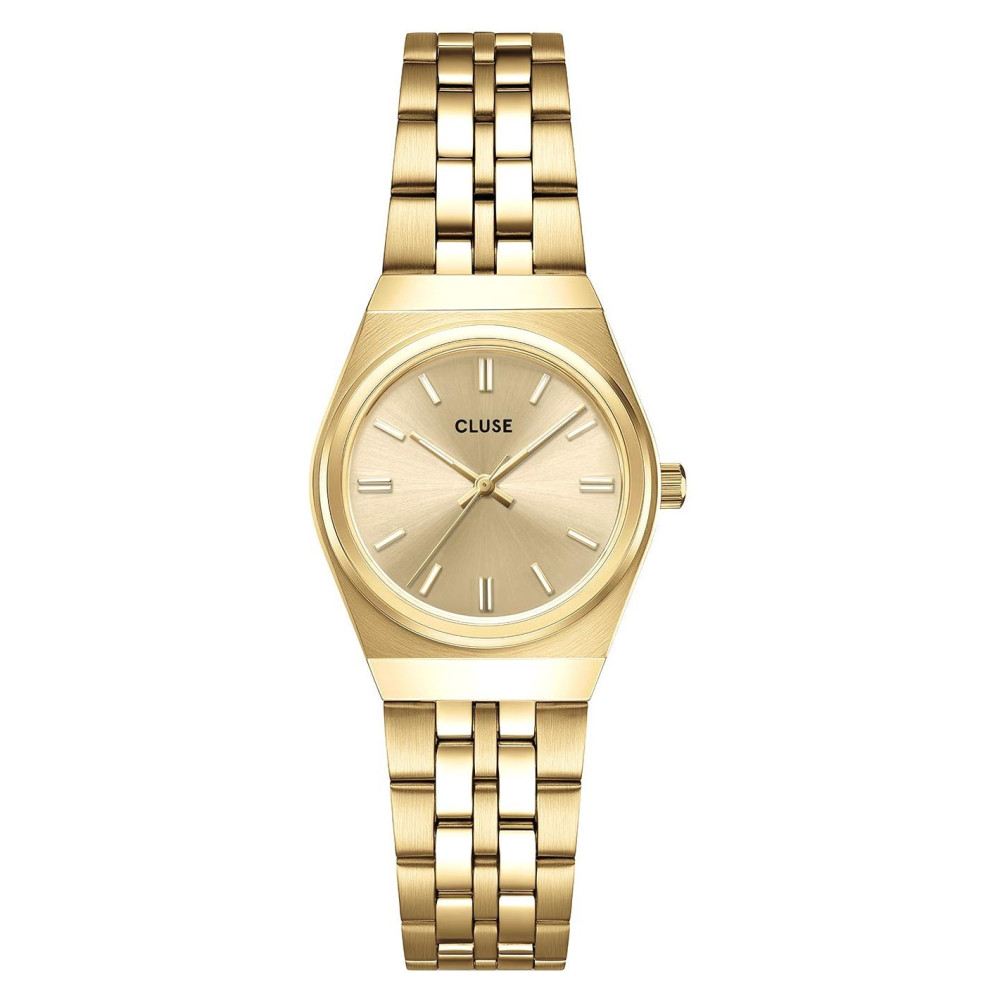 Cluse CW16302 Retro 70s Mini Steel Full Gold - zegarek damski 1