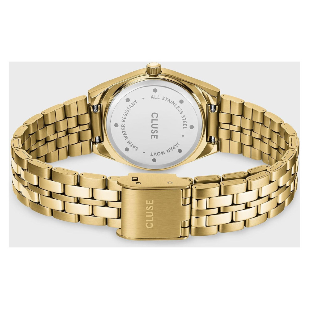 Cluse CW16302 Retro 70s Mini Steel Full Gold - zegarek damski 8