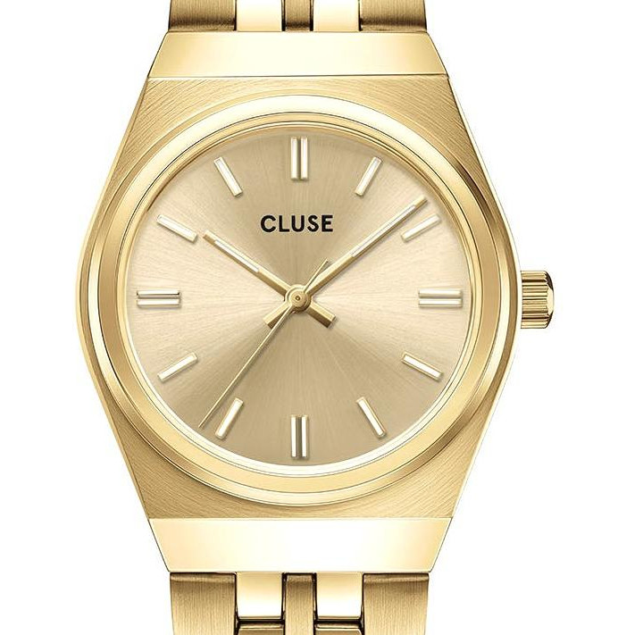 Cluse CW16302 Retro 70s Mini Steel Full Gold - zegarek damski 2