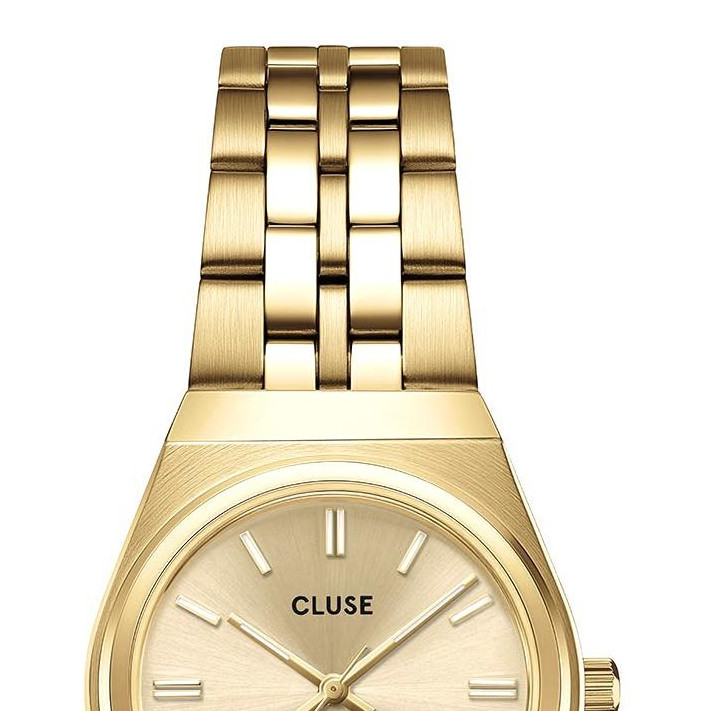 Cluse CW16302 Retro 70s Mini Steel Full Gold - zegarek damski 3