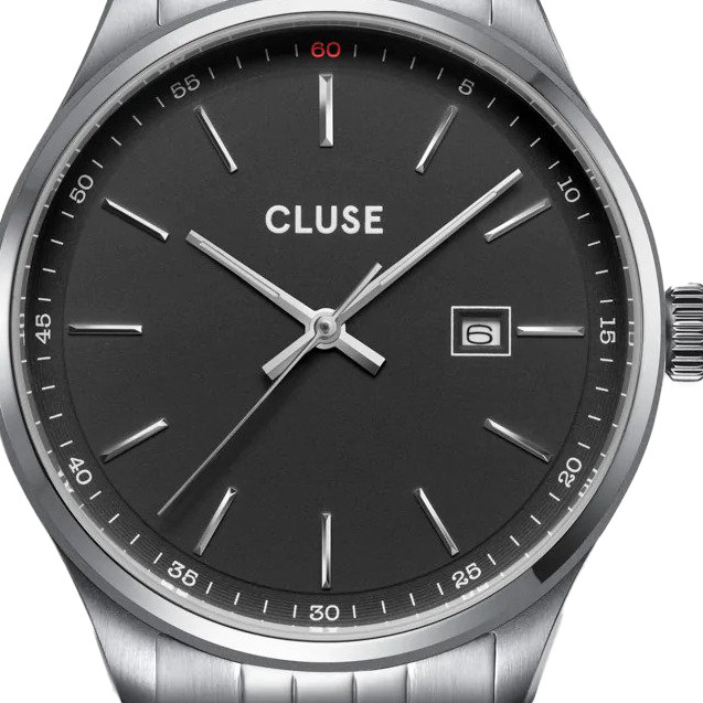 Cluse CW20904 Anthéor Watch Steel Black Silver Colour - zegarek męski 2