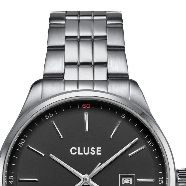 Cluse CW20904 Anthéor Watch Steel Black Silver Colour - zegarek męski 3