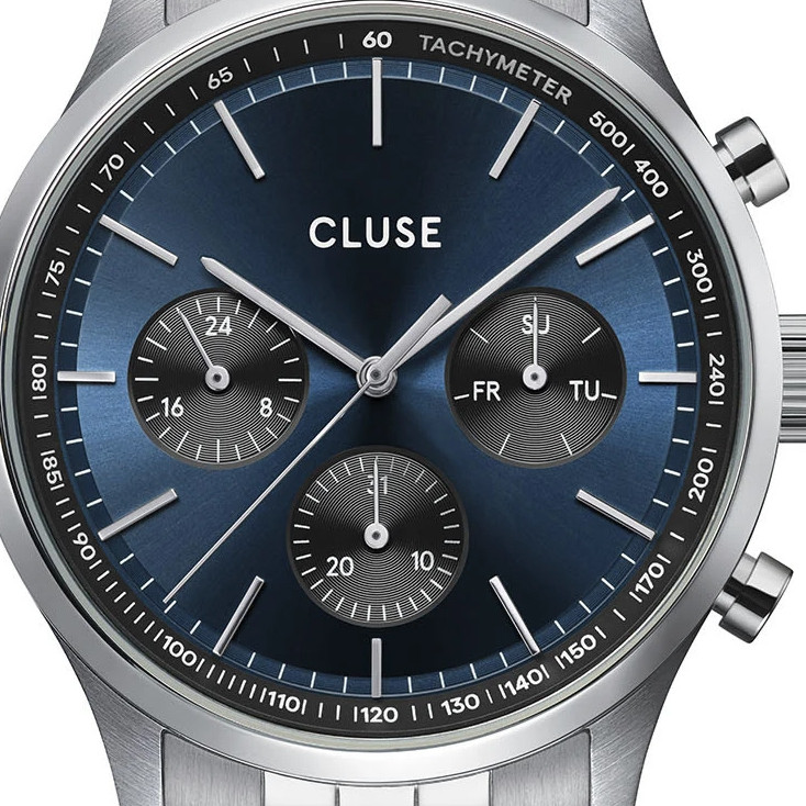 Cluse CW21008 Anthéor Stainless Steel 42mm - zegarek męski 2