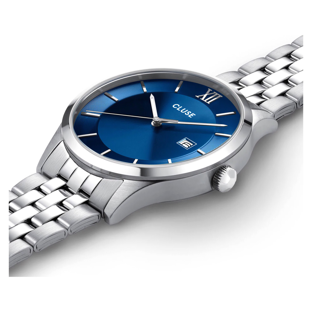 Cluse CW22701 Aravis Blue Silver - zegarek męski 7