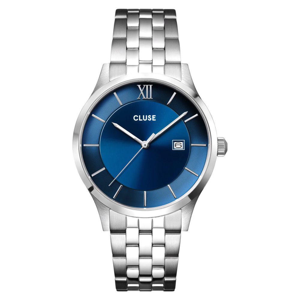 Cluse CW22701 Aravis Blue Silver - zegarek męski 1