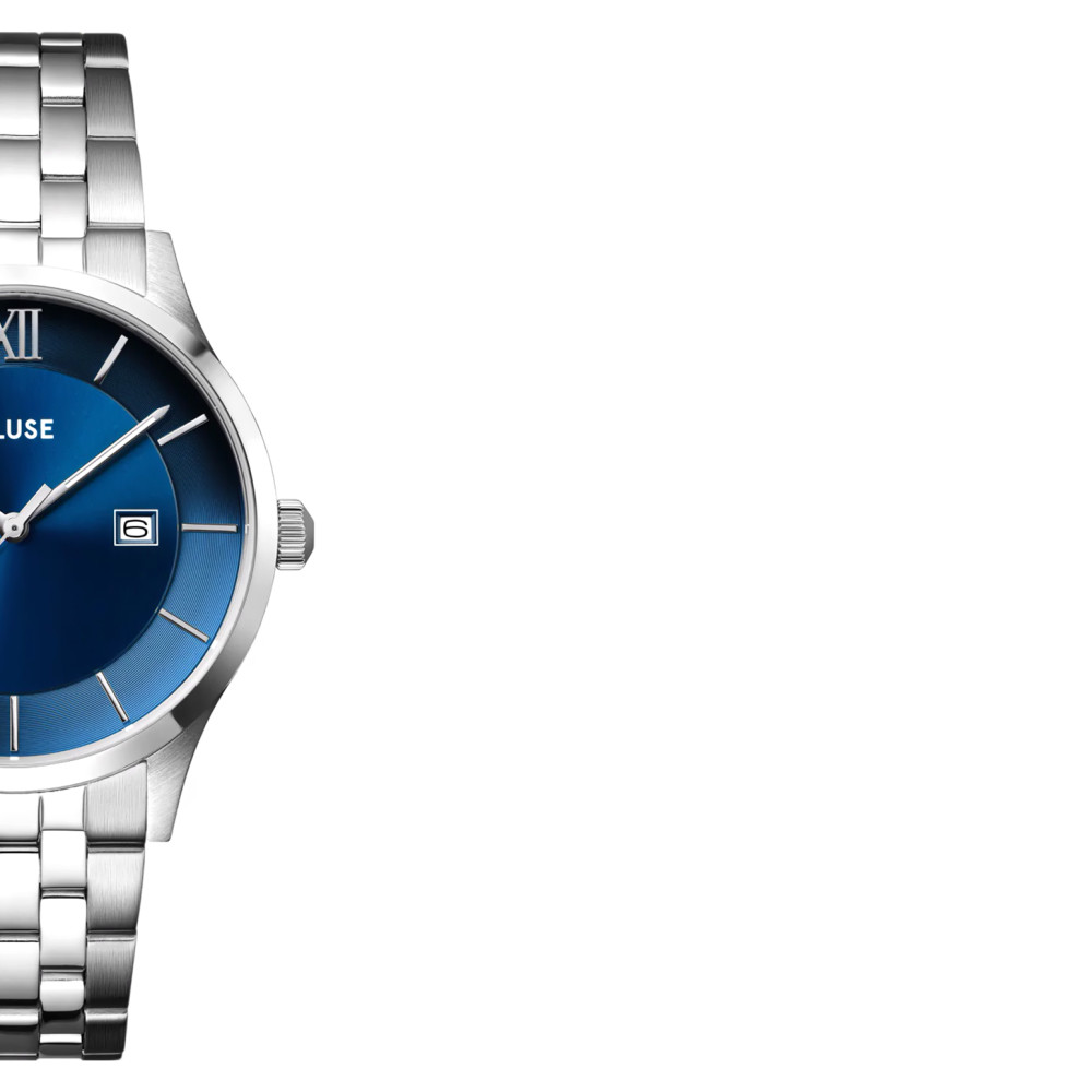 Cluse CW22701 Aravis Blue Silver - zegarek męski 6