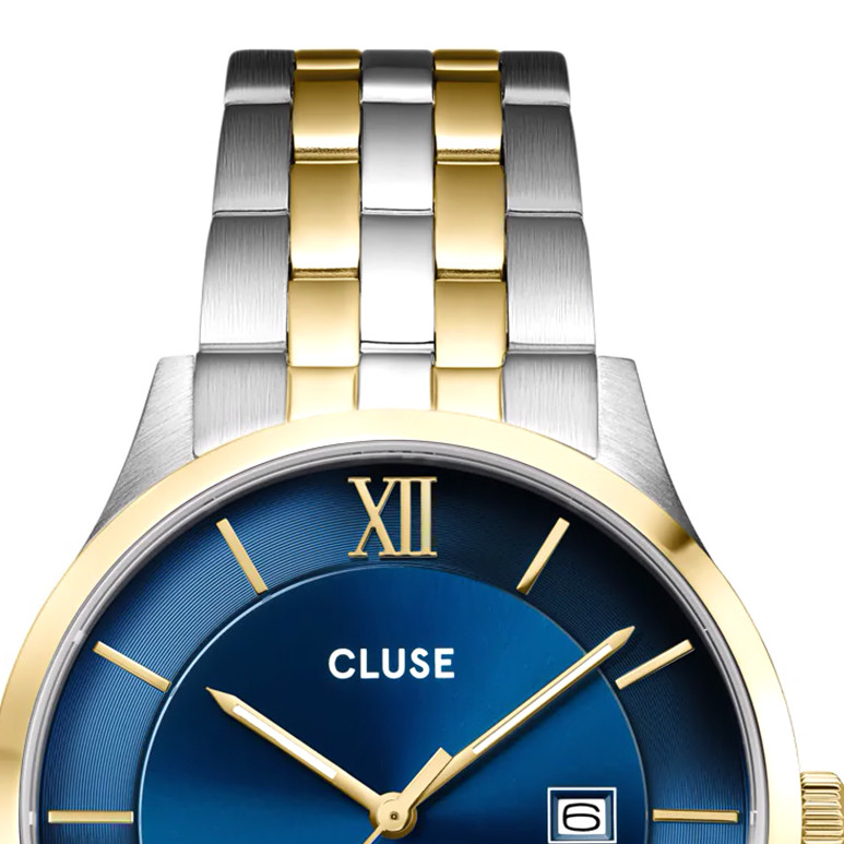 Cluse CW22703 Aravis Blue Bicolor - zegarek męski 3
