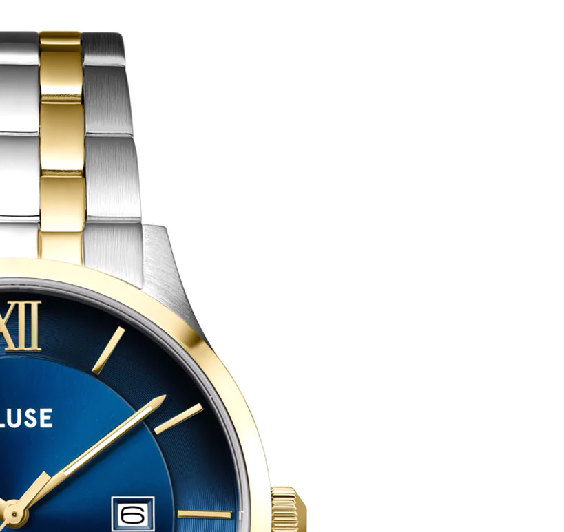Cluse CW22703 Aravis Blue Bicolor - zegarek męski 5