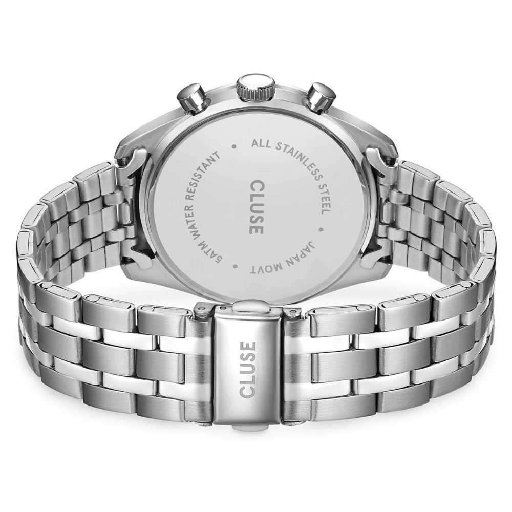 Cluse CW25601 Aravis Dual Timer Steel Blue Silver - zegarek męski 8