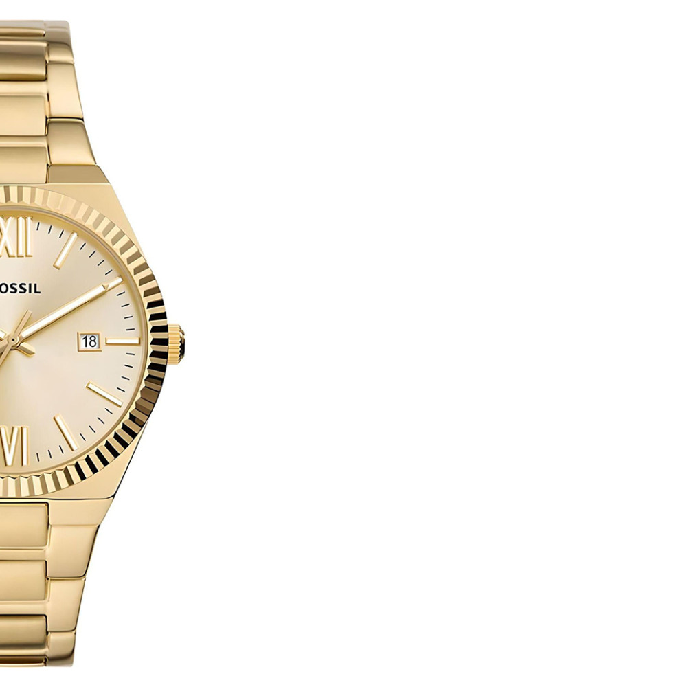 Fossil ES5299 SCARLETTE Gold Stainless Steel 38mm - zegarek damski 6