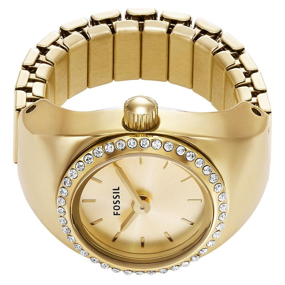 Fossil ES5319 Ring Gold Stainless Steel 15mm - zegarek damski 9