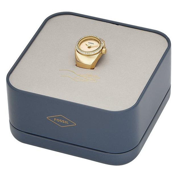 Fossil ES5319 Ring Gold Stainless Steel 15mm - zegarek damski 10