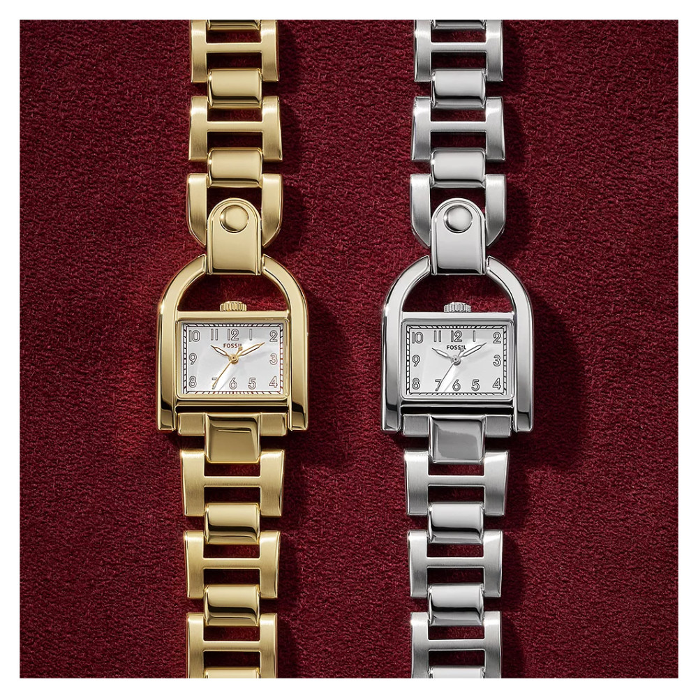Fossil ES5327 HARWELL Gold Stainless Steel 28mm - zegarek damski 9