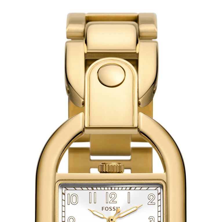Fossil ES5327 HARWELL Gold Stainless Steel 28mm - zegarek damski 3