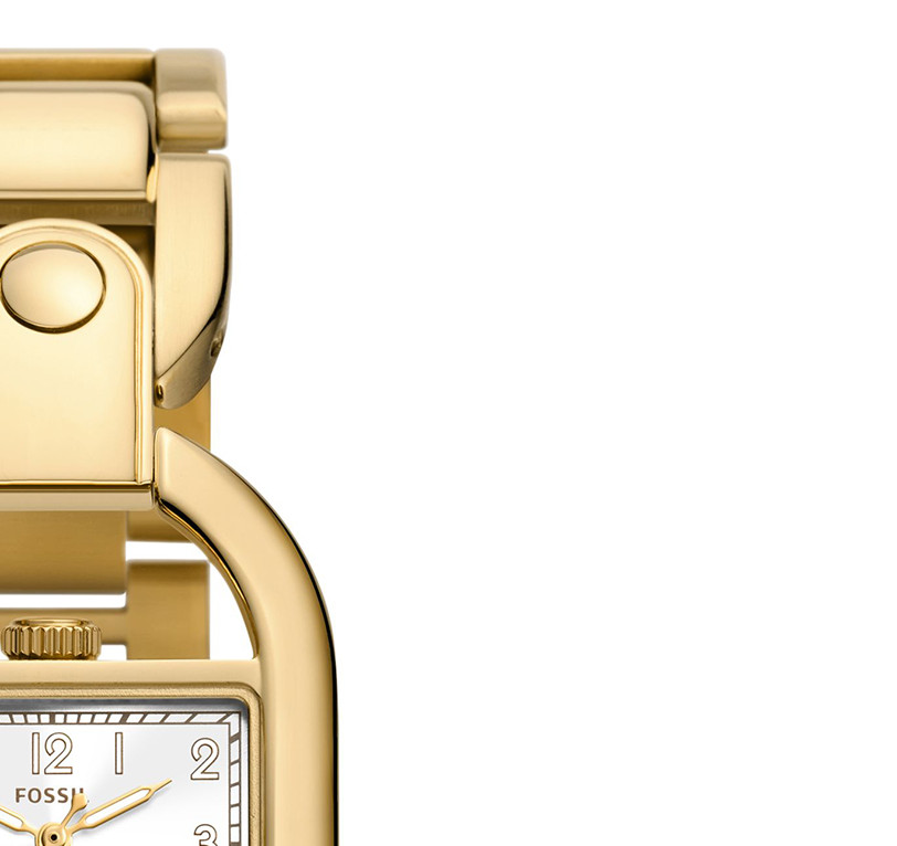 Fossil ES5327 HARWELL Gold Stainless Steel 28mm - zegarek damski 5