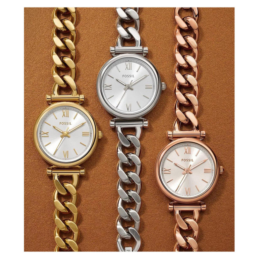 Fossil ES5331 CARLIE Stainless Steel 28mm - zegarek damski 9