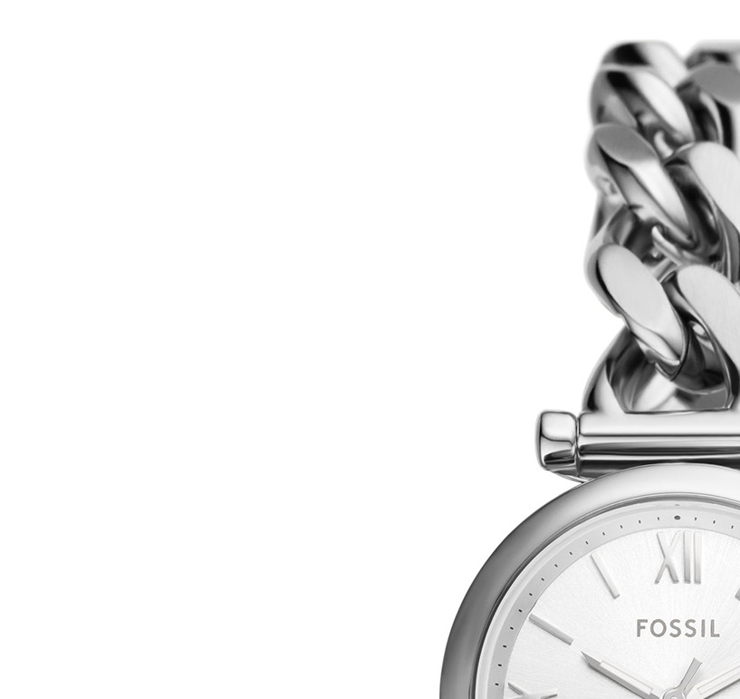 Fossil ES5331 CARLIE Stainless Steel 28mm - zegarek damski 4