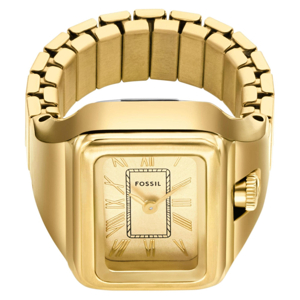 Fossil ES5343 Ring Gold Stainless Steel 14mm - zegarek damski 8